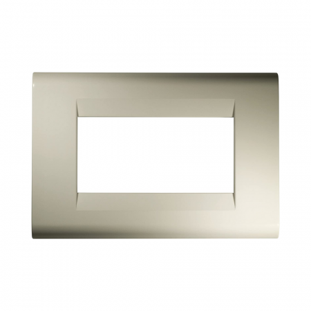 Placca TL 3 Posti Bianco compatibile con Bticino Living Classic - Feb Elettrica